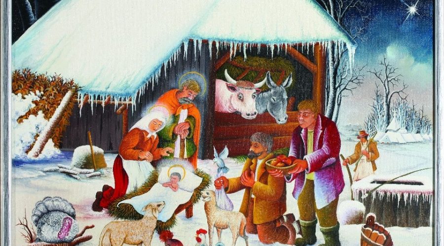 Zlatko Štrfiček – ‘Darivanje sina’ (2006.) FOTO Muzej Grada Koprivnice