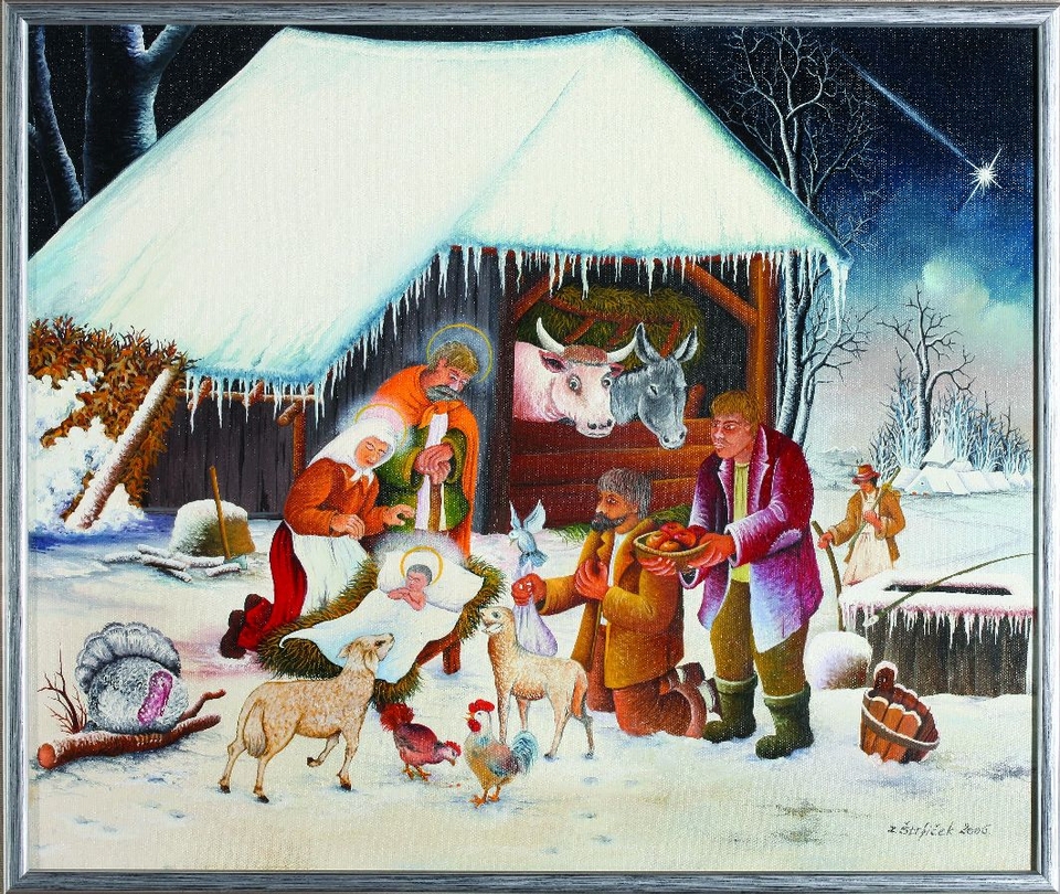 Zlatko Štrfiček – ‘Darivanje sina’ (2006.) FOTO Muzej Grada Koprivnice